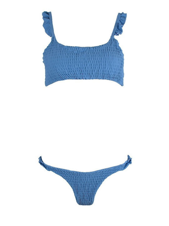 Famous Shoes Set Bikini Brazil Μπλε CP20240 BLUE Skroutz gr
