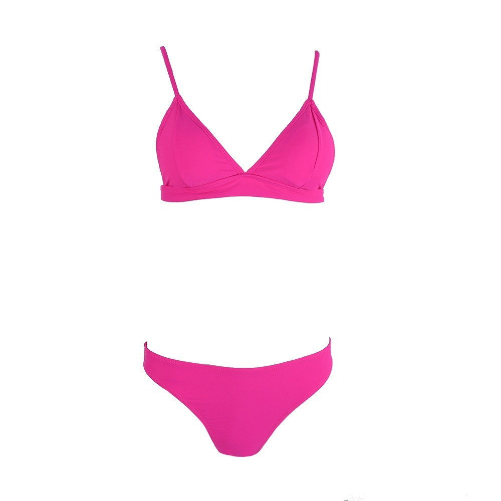Famous Shoes Set Bikini Τριγωνάκι Ροζ CP20295 MEI RED Skroutz gr