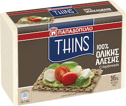 Παπαδοπούλου Thins Ολικής Άλεσης 250gr
