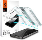 Spigen tR EZ Fit 2-pack Full Face Tempered Glass (iPhone 15 Pro)