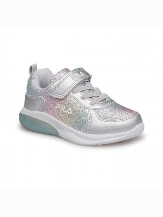 Fila Kids Sneakers with Lights Silver