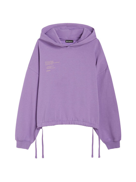 Freddy Women's Hooded Sweatshirt Purple