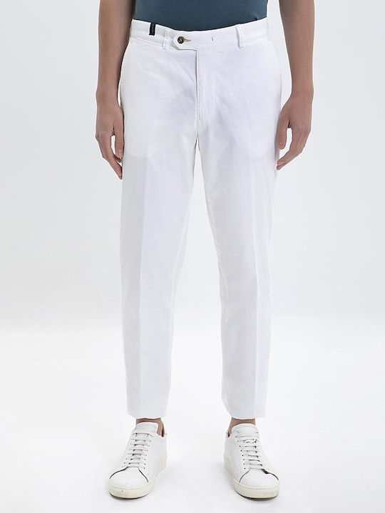 Kaiserhoff Men's Trousers Chino in Regular Fit White