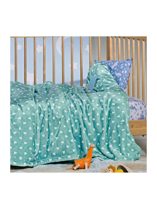 Kentia Babydecken Wickeltücher für Kinderzimmer Taiga 80x100cm