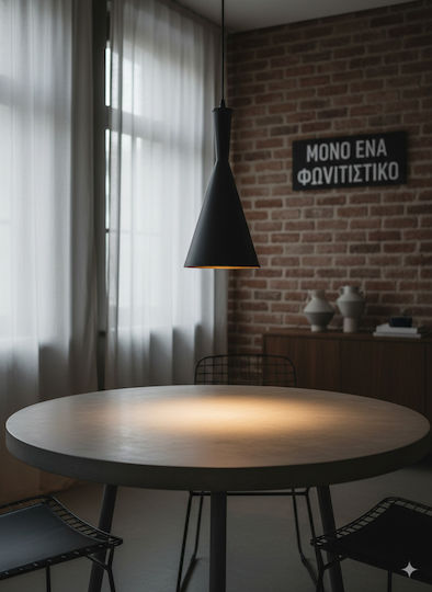 HomeMarkt Lumini Suspendate Negru 18x18x130cm