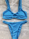 Nikama Set Bikini Τριγωνάκι Brazil Ψηλόμεσο Blue WSW05 BL Skroutz gr