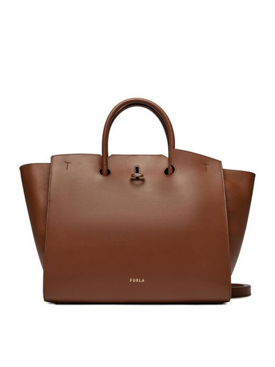 Furla Genesi L Women's Bag Handheld Brown