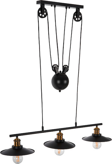 HomeMarkt Lustră Suspendată Negru 91cm.