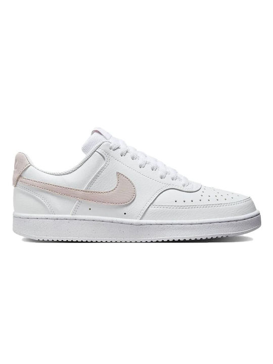Nike Court Vision Low Next Nature Wohnung Sneakers Weiß