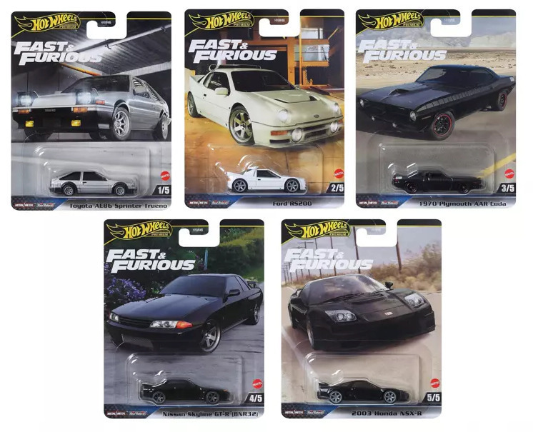 Hot Wheels Premium Fast Furious Αυτοκινητάκι για 3 Ετών Διάφορα Σχέδια 1τμχ HNW46 Skroutz gr