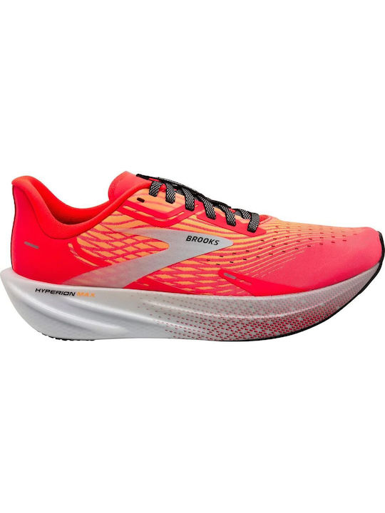 Brooks Hyperion Max Men's Running Sport Shoes Coral / Orange Pop / Blue