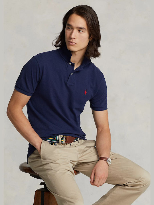 Ralph Lauren Herren Shirt Kurzarm Polo Navy