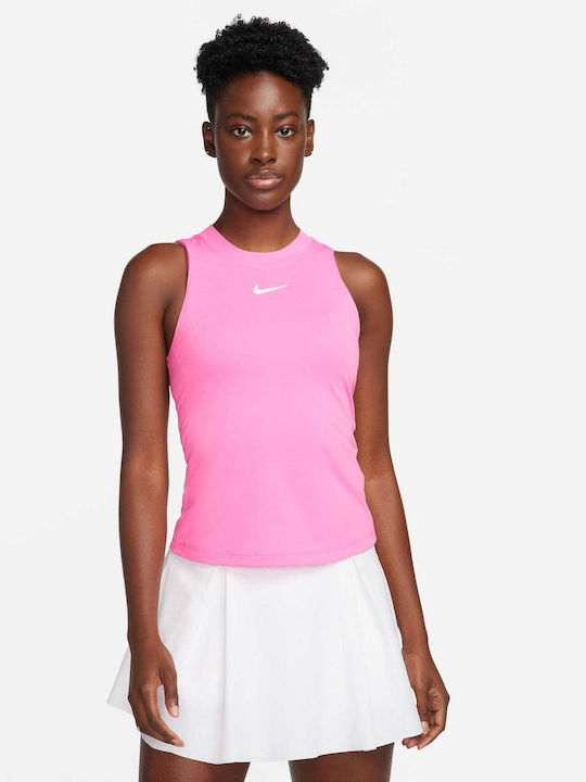 Nike Γυναικεία Αθλητική Μπλούζα Αμάνικη Ροζ