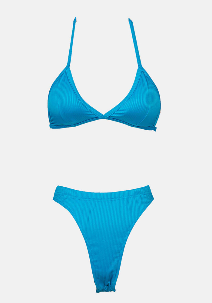 Comfort Set Bikini Τριγωνάκι Ψηλόμεσο Μπλε 32 38833 Skroutz gr