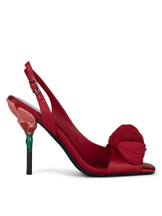 Jeffrey Campbell Дамски сандали в Червен Цвят