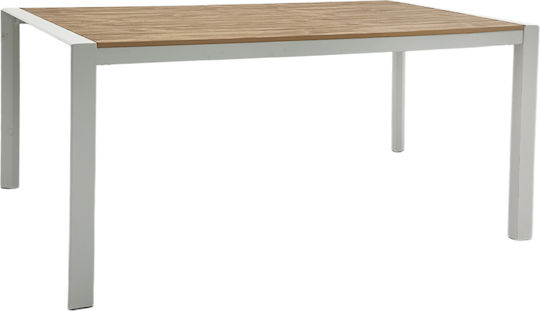 Garden & Terrace Table 160x80x75 White