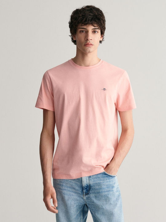 Gant Tricou pentru bărbați cu mâneci scurte Pink