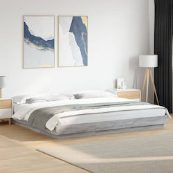 Υπόστρωμα King Size για Στρώμα 180x200cm Γκρι Sonoma