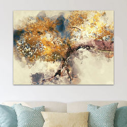 Megapap Abstract Tree Πίνακας σε Καμβά 100x70cm