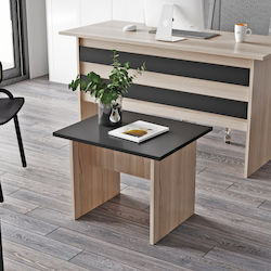 Γραφείο Elmstead 60x50x46.3εκ. Οξιά/μαύρο