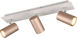 Trio Lighting Marley Μονό Σποτ σε Καφέ Χρώμα