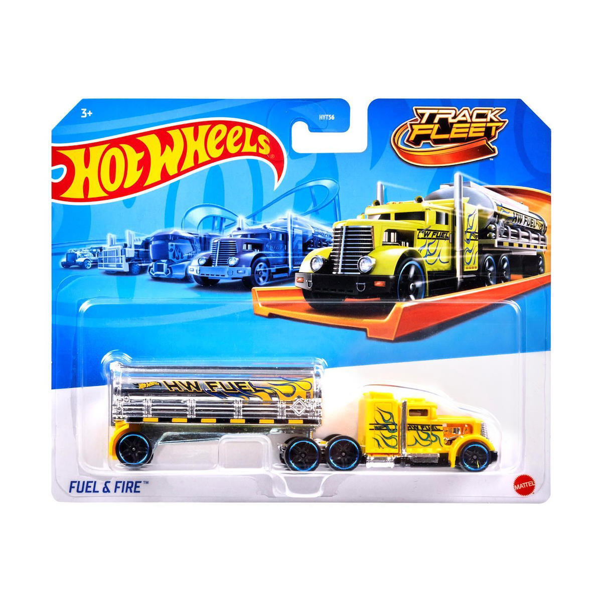 Hot Wheels Φορτηγό Track Fleet Fuel Fire Truck HYT59 Skroutz gr
