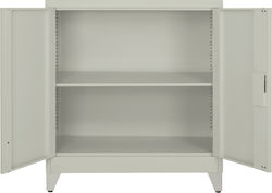 Δίφυλλη Duron Μεταλλική 90x40x100εκ.