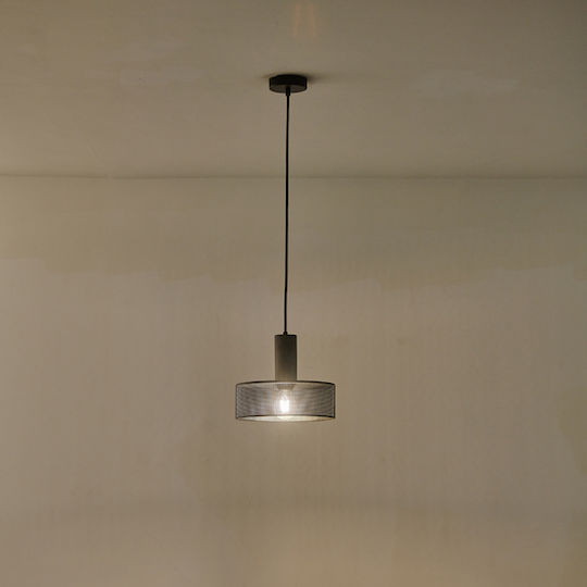 Eurolamp Scouro Κρεμαστό Φωτιστικό Μαύρο 25.5x25.5x20εκ.