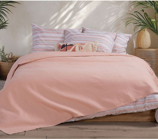 Nef-Nef Homeware New Golf Υπέρδιπλη 220x240εκ. Rose