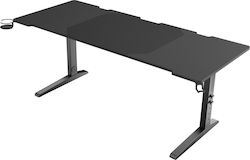 Gaming-Schreibtisch Holm Modular 180x75x70cm Schwarz