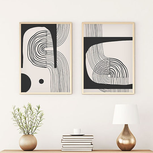 Pakketo Δίπτυχος Πίνακας Ελαιογραφία σε Καμβά 50x70cm