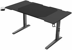 Γραφείο Gaming Holm με LED 140x75x70εκ. Μαύρο