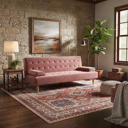 Elfreda Dreisitzer Sofa Sofa 188x83x83cm. Pink