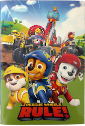 Gim Caiet Școlar Cu Dungi B5 40 Foi De Hârtie Paw Patrol