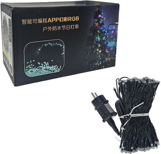200 Intelligente LED-Lichter 24 m RGB Lichterkette