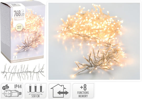 768 Λαμπάκια LED 5.6μ. Θερμό Λευκό σε Σειρά