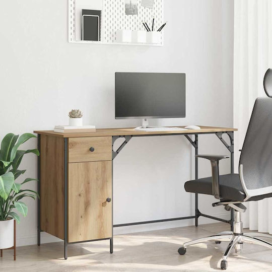 Γραφείο Υπολογιστή Artisan 131x48x75εκ. Artisan Oak