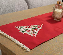 Runner Christmas Deco 33x150 Nef-nef Home Wear Red 33x150