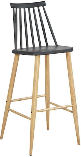 Hocker Bar Mirella Black 4Stück 89x50x49cm