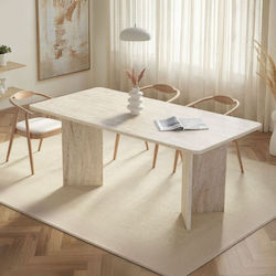 Linza Τραπεζαρίας Travertine 180x90x75εκ.