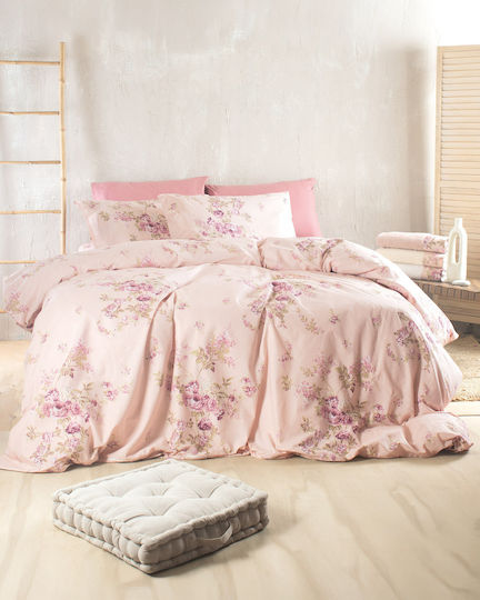Rythmos Elektrisches Bettbezug Super-King 220x240cm Springtime Rosa 3 Stück