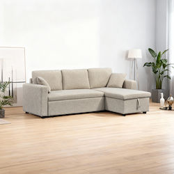 Kamore Γωνιακός Καναπές Κρεβάτι 223x146x85εκ.