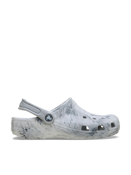 Crocs Marbled Clog Σαμπό Γκρι