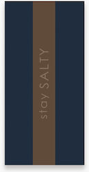 Nef-Nef Homeware Stay Salty Blue Beach Towel
