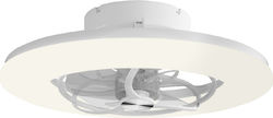Aca Πλαφονιέρα 56cm με Φως Λευκή FAN32316110