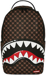 Sprayground Sharks In Paris Wtf Bubble Brown Check Πλάτης Καφέ