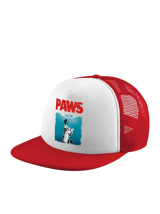 Koupakoupa Παιδικό Καπέλο Jockey Paws Λευκό