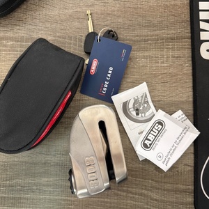 Abus Granit Detecto X Plus 8008 2.0 Κλειδαριά Δισκόφρενου Μοτοσυκλέτας με Συναγερμό & Πείρο 14mm 238008GD BD-8008A AB-BD-8008A