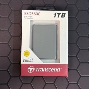 Transcend ESD360C USB 3.0 / USB-C External 2.5" SSD 1TB Gray