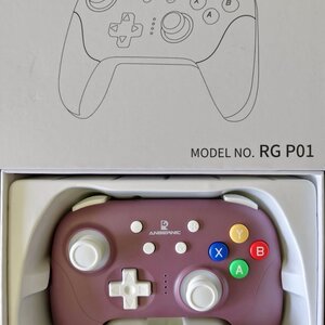 Anbernic RGP01 Ασύρματο Gamepad με Hall Effect Sticks για Android / PC / Switch / iOS Μωβ